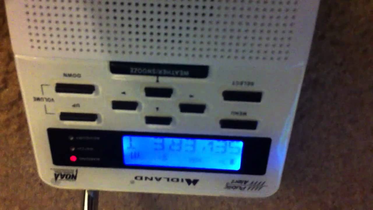 Tornado emergency on weather radio
