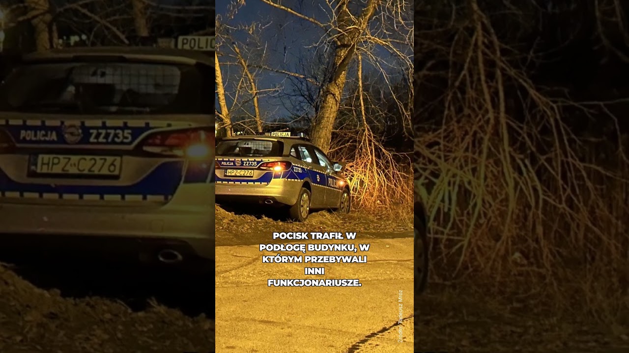 PISTOLET WYSTRZELIŁ NA KOMENDZIE PRZEZ PRZYPADEK