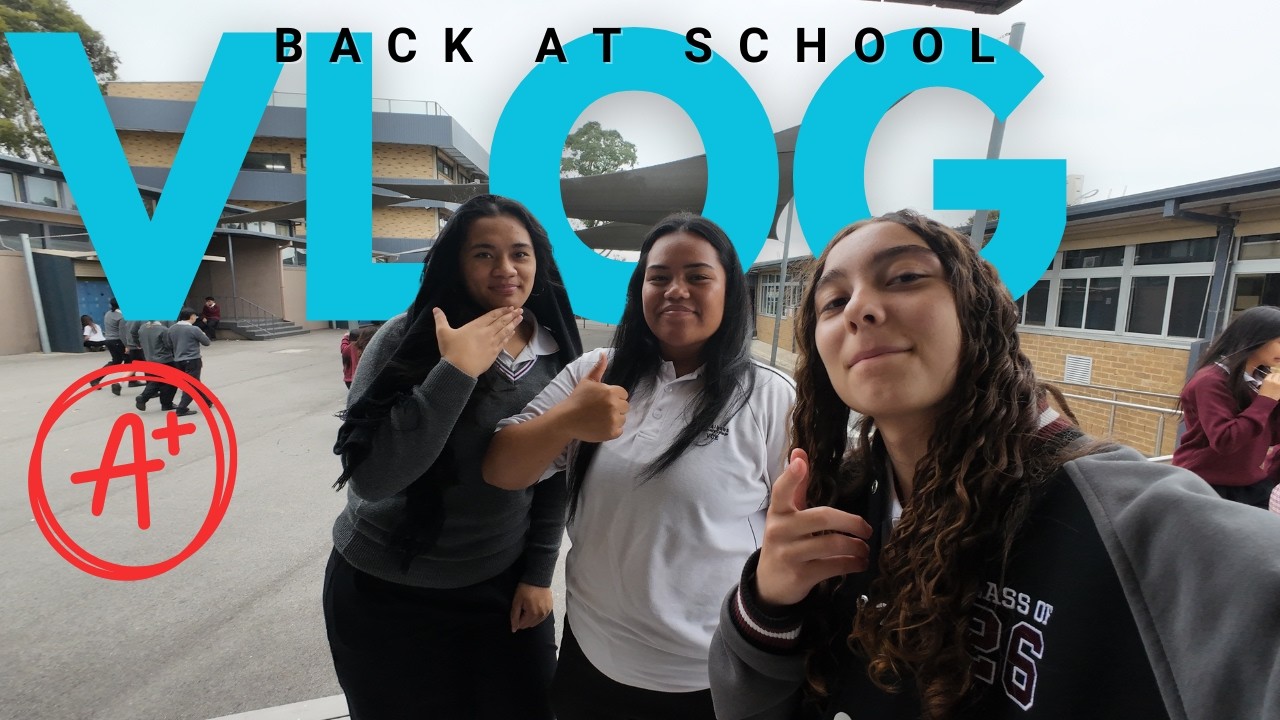 Back at school vlog...We are cooked.|| Australian Highschool series