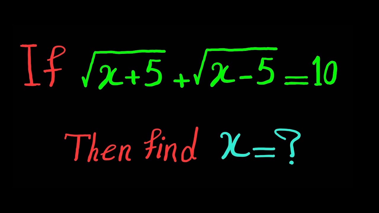 Math Quiz | How to Solve Radical Equation #MathQuiz