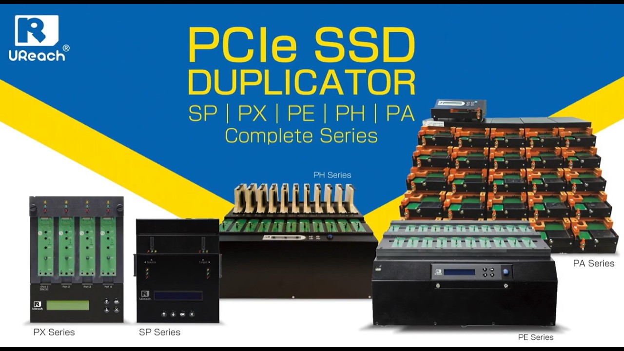 U-Reach PCIe SSD NVME Duplicator SP-Series - Copy Speed