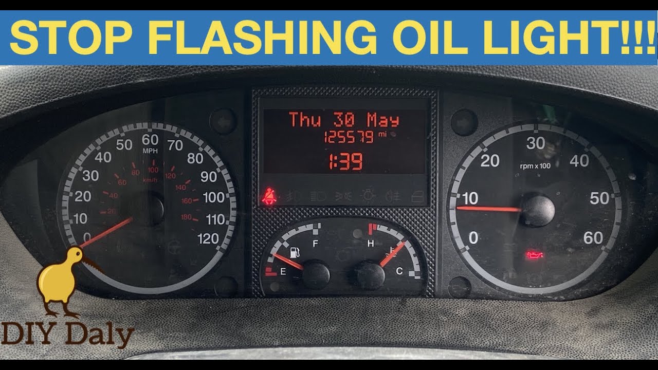 Citroen Relay / Peugeot Boxer / Fiat Ducato flashing oil light reset