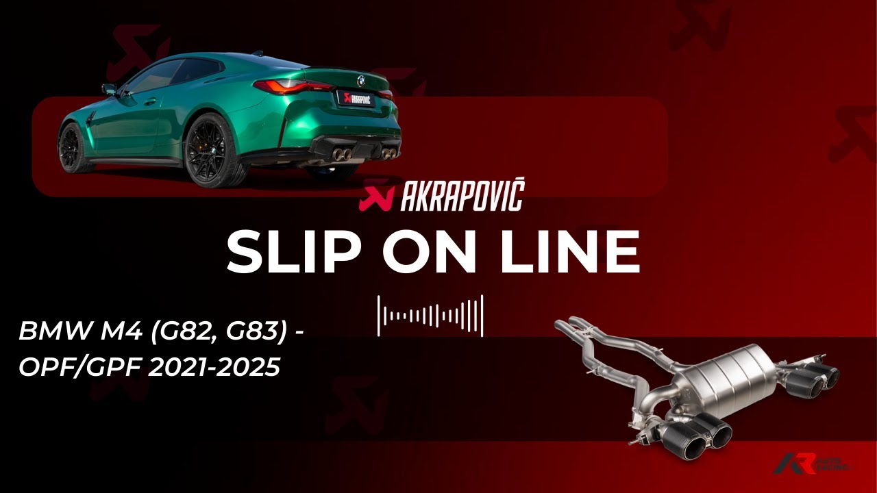 SLIP ON LINE - BMW M4 (G82, G83) OPF/GPF 2021-2025