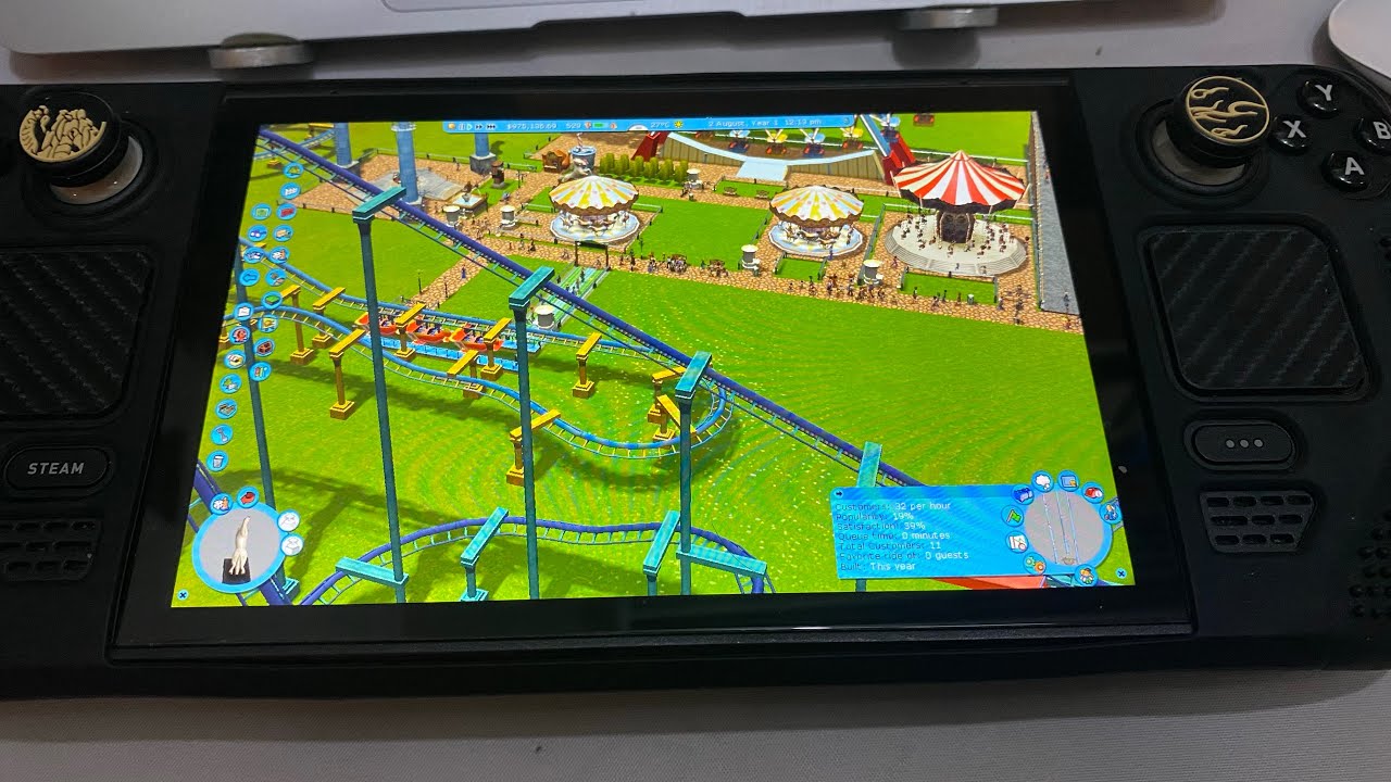 Roller Coaster Tycoon 3 SteamOS - SteamDeck