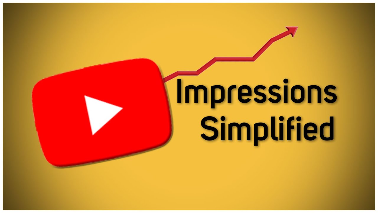 YouTube Impressions and Click Through Rate - The Difference