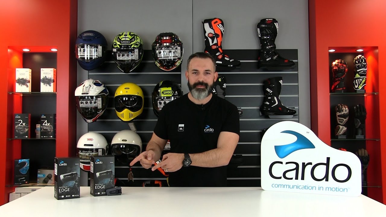 Intercomunicador de moto Cardo Packtalk Edge