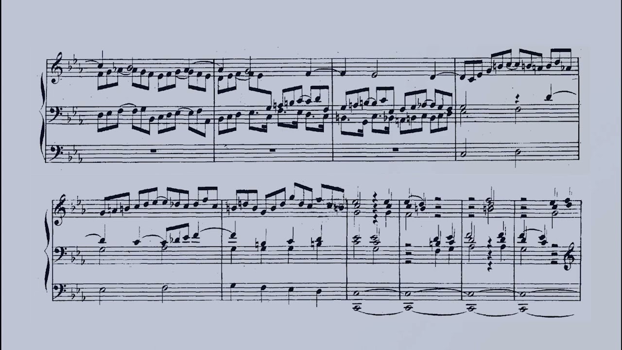 J.S.Bach: Prelude and Fugue in C Minor for Organ BWV 546 (Transcription for two pianos)