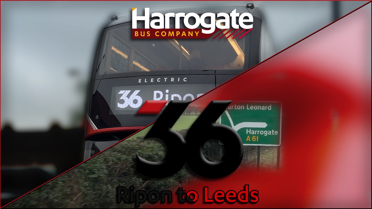 Harrogate Bus Company: 36 • Ripon to Leeds | Full Journey POV (4K60)