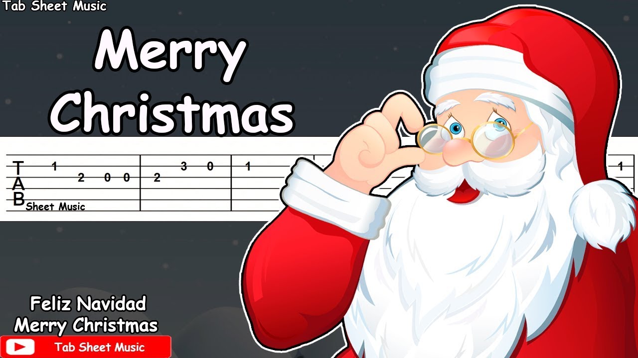 We Wish You A Merry Christmas Guitar Tutorial (Tab)