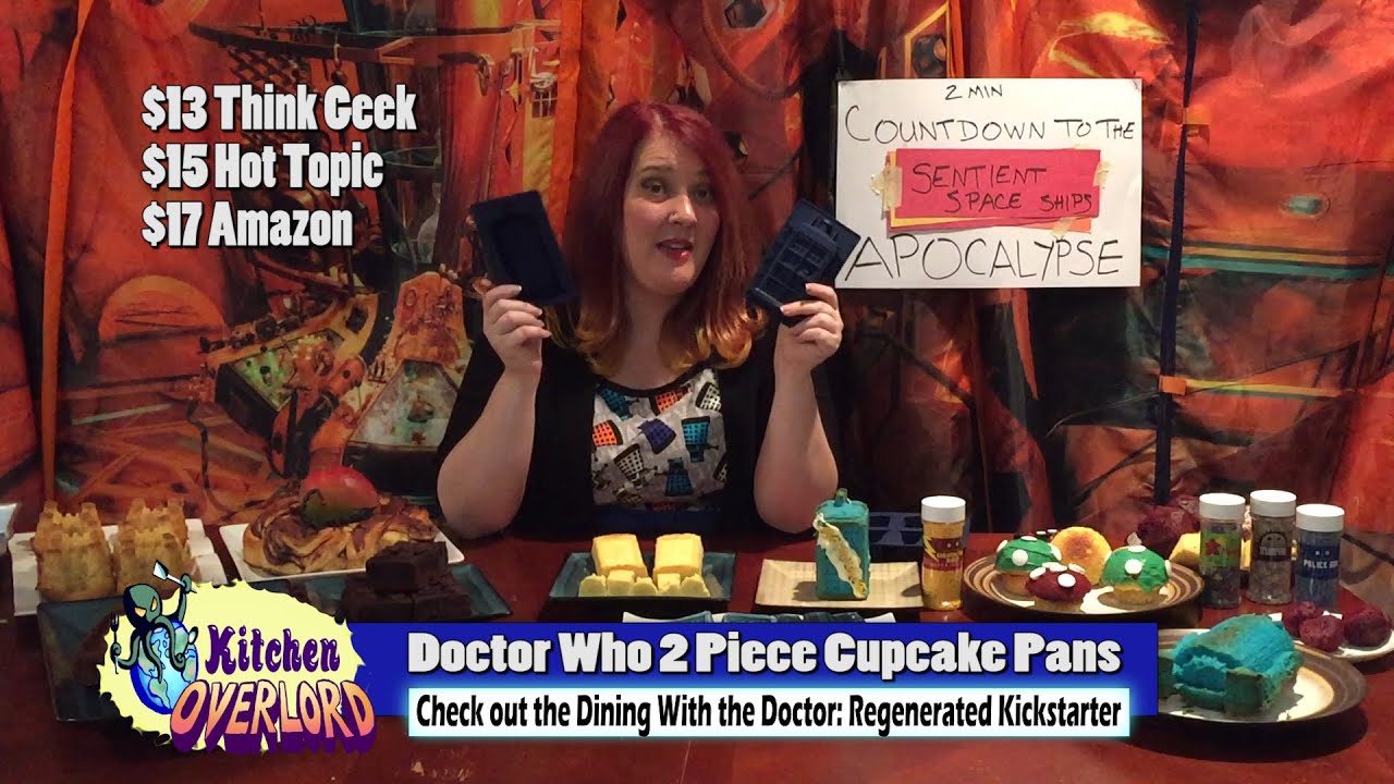 TARDIS Silicone Cake Pans: 2 Minute Geek Kitchen Gadget Reviews