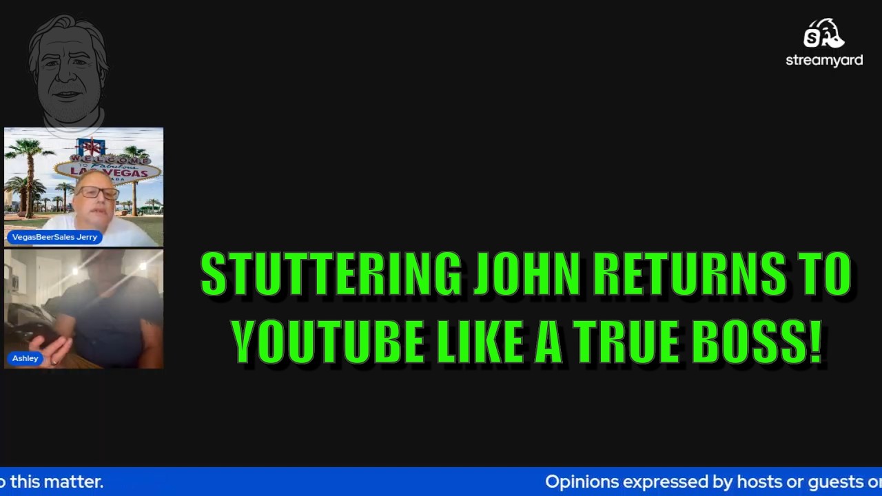 Stuttering John accidentally returns to YouTube under the alias 