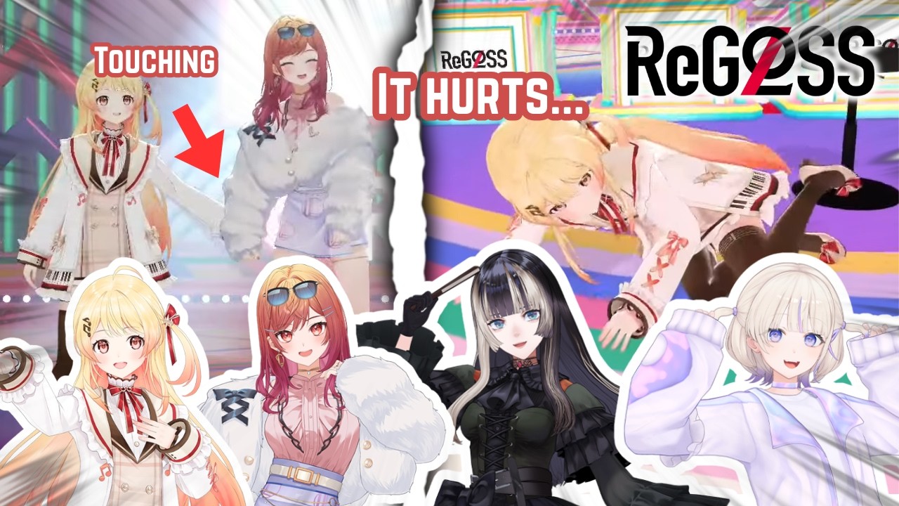Kanade KEEP TOUCHING Ririka BUTT! Ririka & Raden Have Fun SHOCKING Kanade & Hajime!! | Hololive Clip