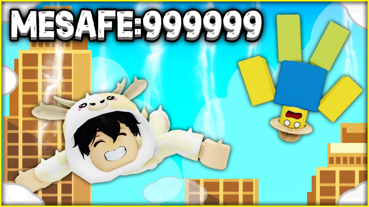 EN YÜKSEK BİNADAN AŞAĞIYA ATLADIM!! | Roblox SKYDIVE Off A TOWER