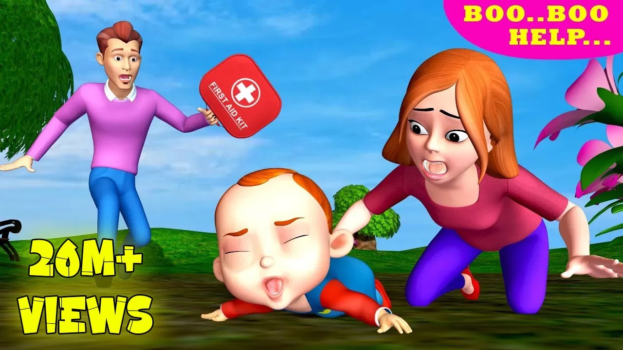 The Boo Boo Song | Baby Gets a Boo Boo + More Nursery Rhymes & Kids Songs | Emmie Baby Songs
