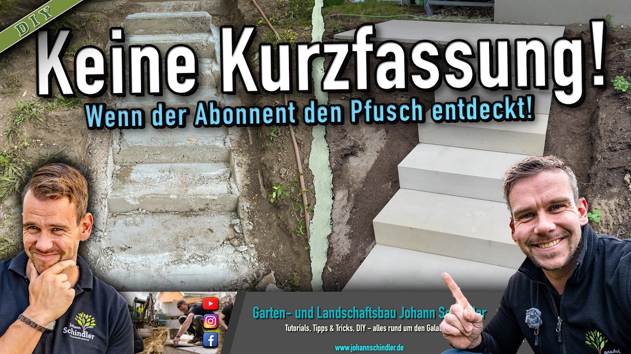 Diese Treppe war komplett verpfuscht &ndash; wir retten, was noch zu retten ist | Anleitung einmessen