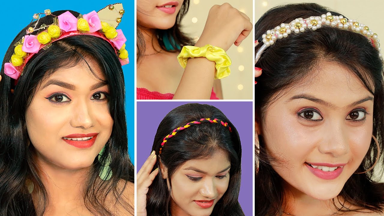 BEST & TRENDY DIY Easy Stylish Hairbands & Hair Accessories From Waste | Quick & Easy DIY Hairbands