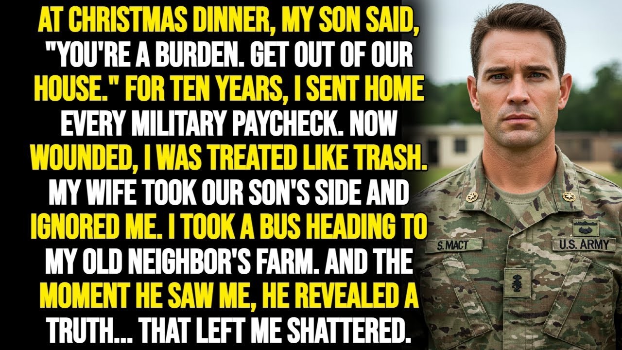 My son called me a burden at Christmas dinner… then I discovered the truth...