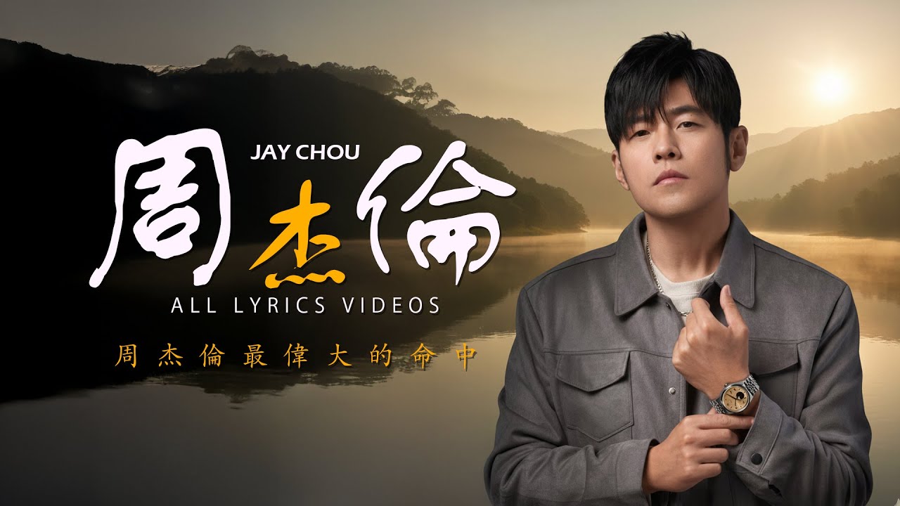 周杰倫 所有歌詞視頻  Jay Chou's All Lyrics Videos - 173 great songs by Jay Chou  周杰倫 好聽的173首歌