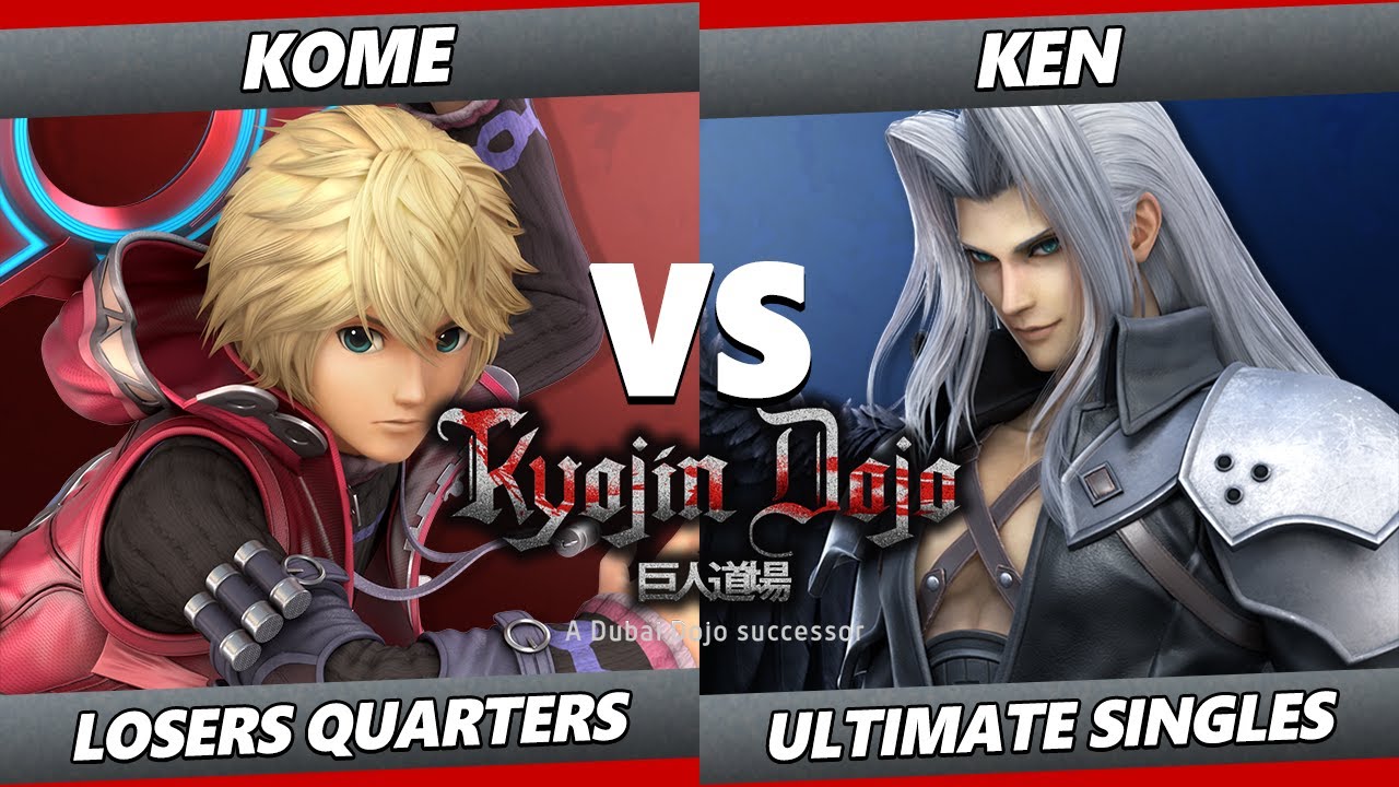 Kyojin Dojo - KEN (Sephiroth, Sonic) Vs. Kome (Shulk) SSBU Ultimate Tournament