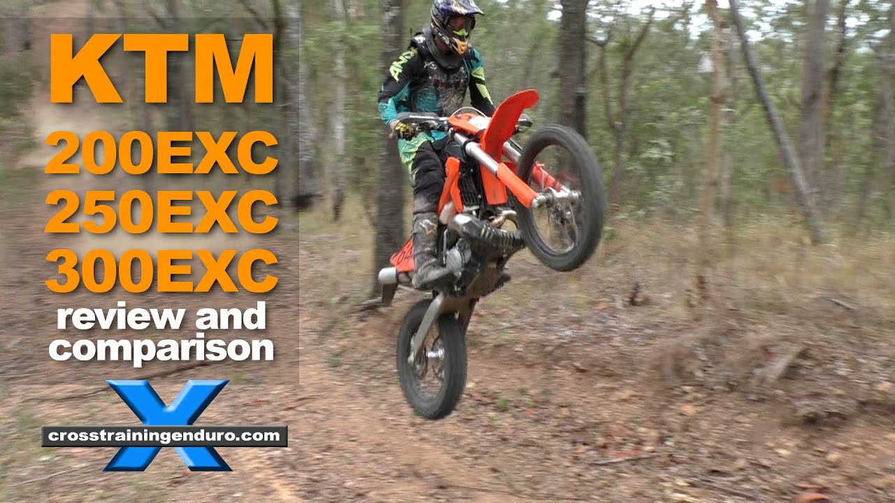 Сравнение и обзор KTM 200EXC 250EXC 300EXC︱Кросс-тренинг эндуро