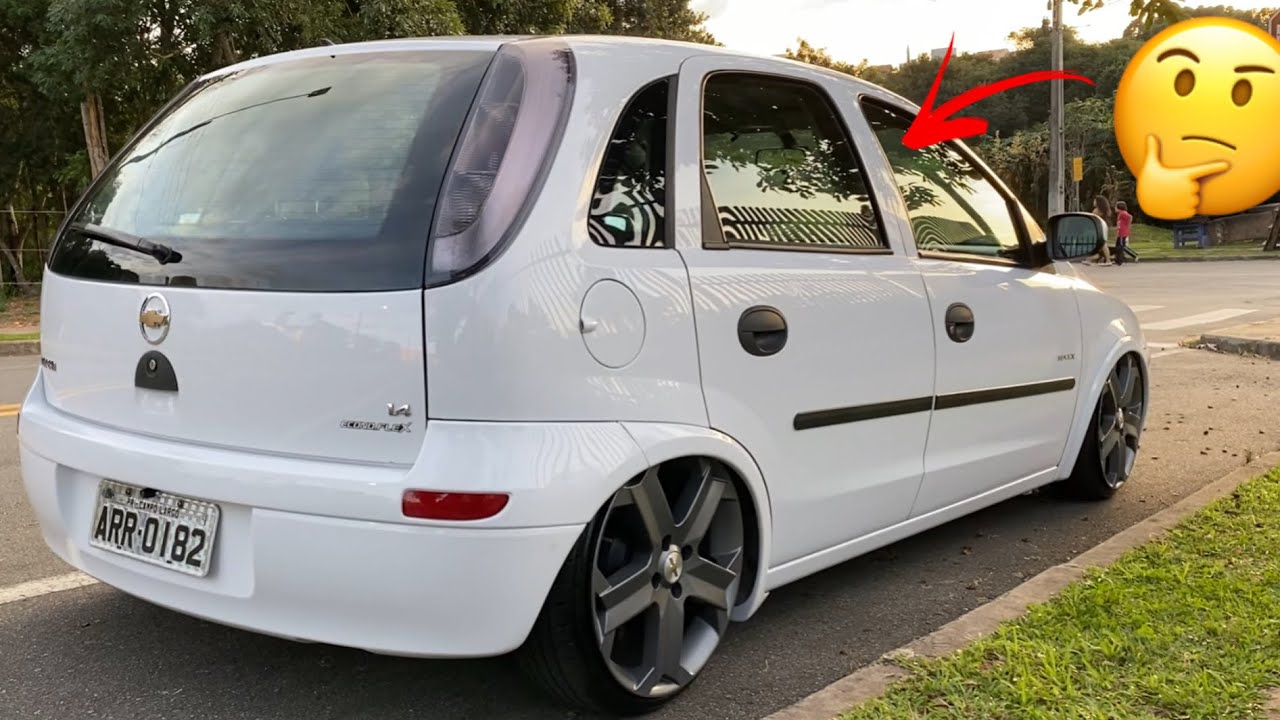 COMPLETO MENOS AR ?  | CORSA REBAIXADO ARO 17
