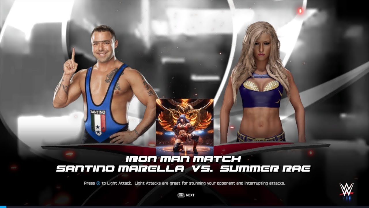 #wwe2k25 | Intergender ironman match | Santino Marella vs Summer Rae | Request
