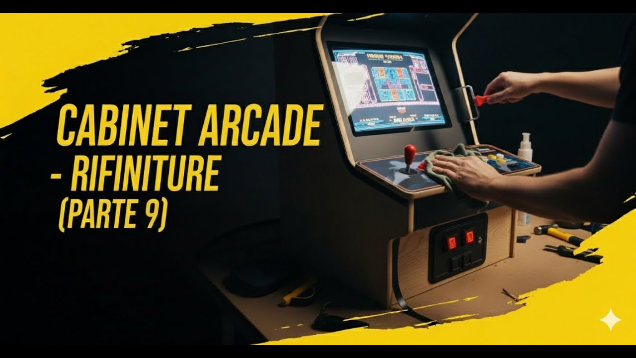 Guida alla costruzione di un Cabinet Arcade (9 - Rifiniture)