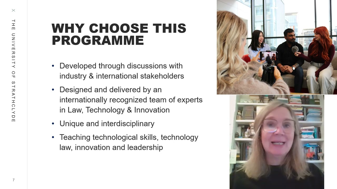 January 26 start Online Webinars - LLM Law, Technology & Innovation