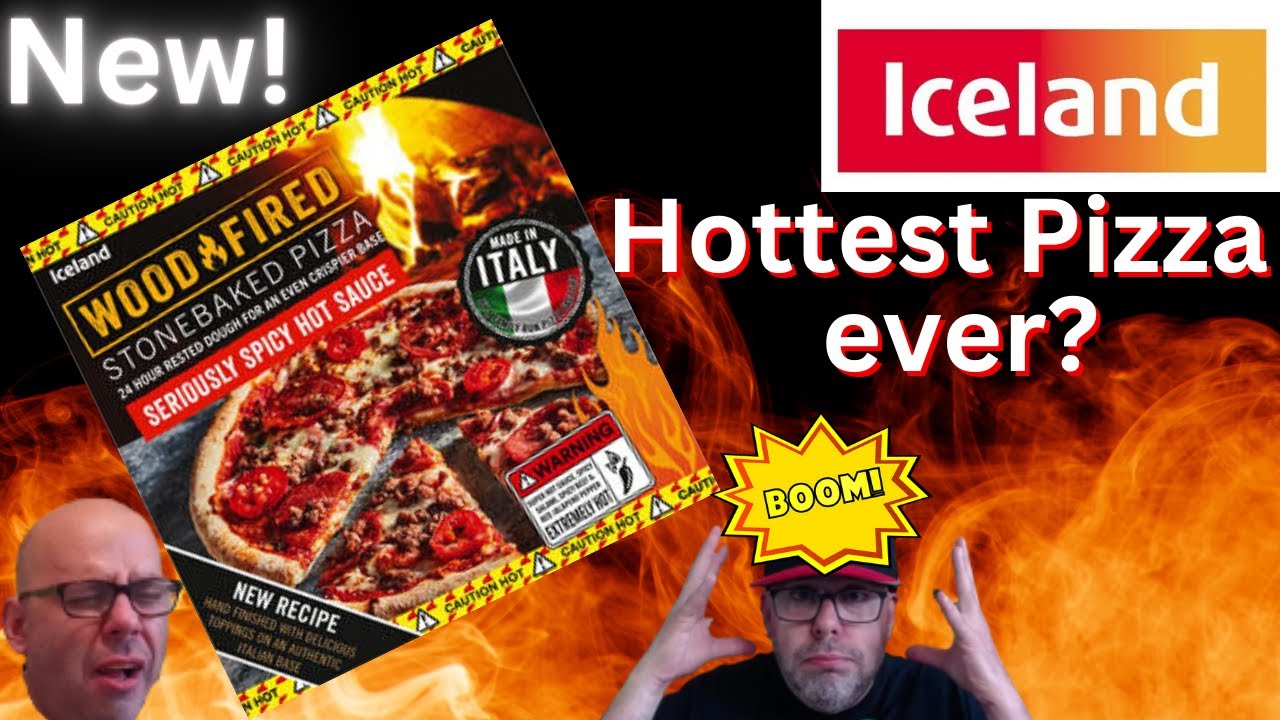 Iceland | Extremely Hot | Seriously Spicy Hot Sauce Pizza | Review