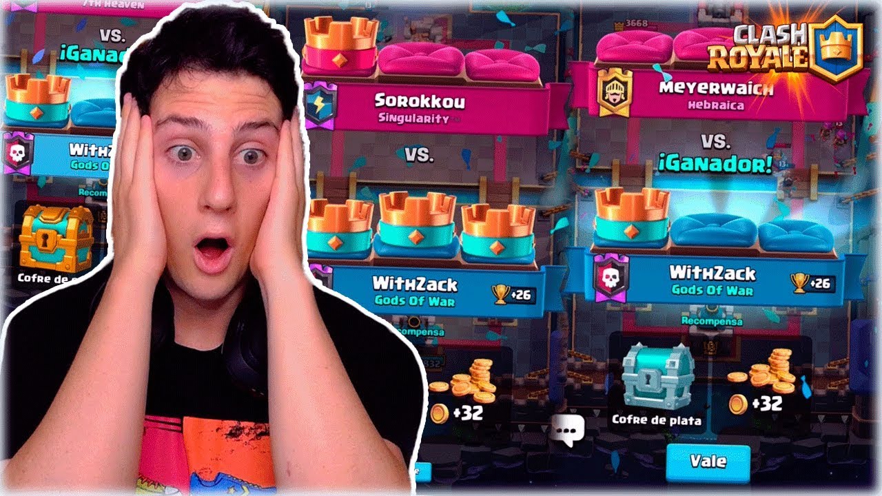 GANO 14 PARTIDAS SEGUIDAS CON ESTE MAZO EN 5300 COPAS!! - Clash Royale - WithZack
