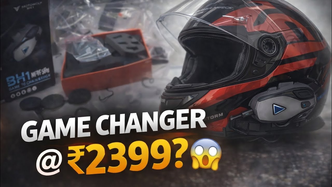  Motowolf BH1 Bluetooth Headset – Do You REALLY Need This? | Telugu #bluetooth #ls2helmets #biker 