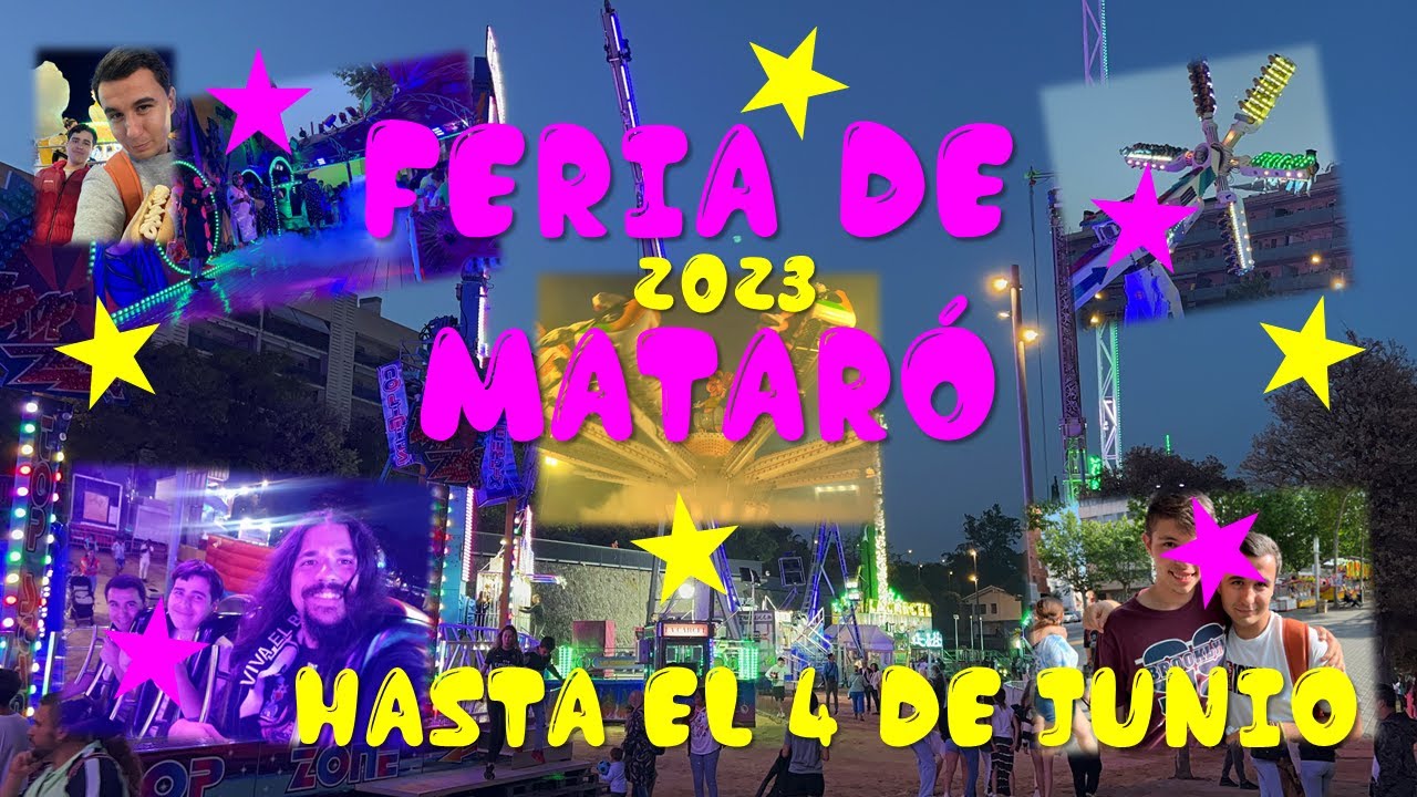 FERIA DE ATRACCIONES DE MATARÓ 2023 🎡🍬 | Fira d'atraccions de Mataró 2023 🎡🍬