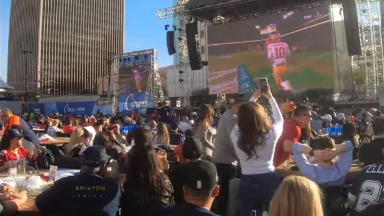 SUPER BOWL LIV Watch Party pt. 2 Fremont Street Downtown Las Vegas 2020