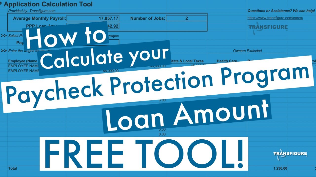 How to Calculate your PPP Loan Amount - FREE TOOL!!!