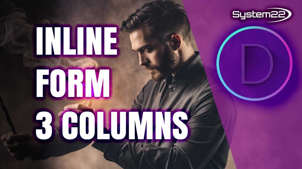 Divi Pro Tips: Create Magic with Divi's Inline 3-Column Contact Form!