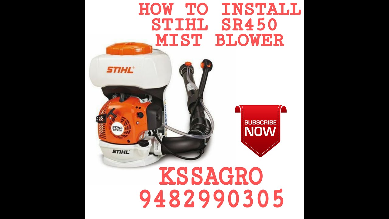 STIHL SR450 INSTALLATION - HOW TO...???