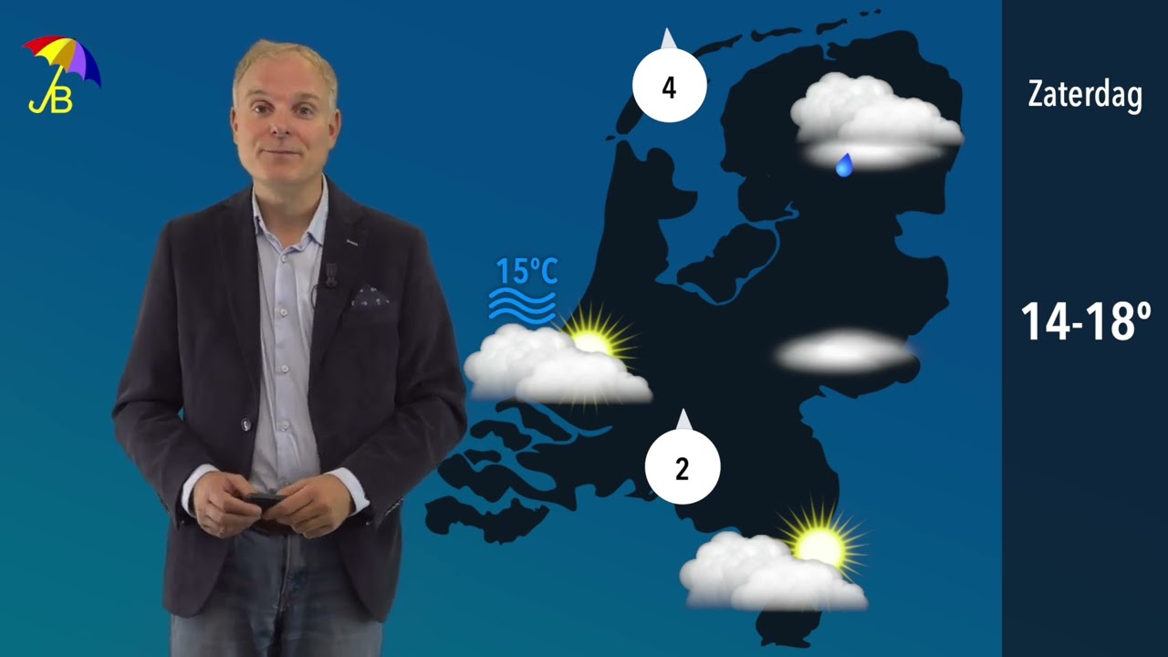 Mild herfstweer, droog weekend? Weekend-weerpraatje vanuit de studio met Jordi Bloem