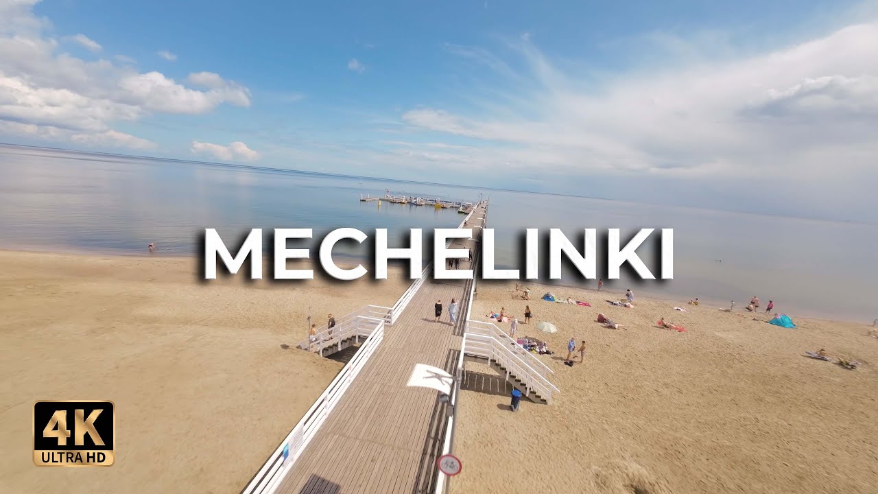 Mechelinki Klif & Pier | DJI Avata исцеляет город ™ [4K] Польша