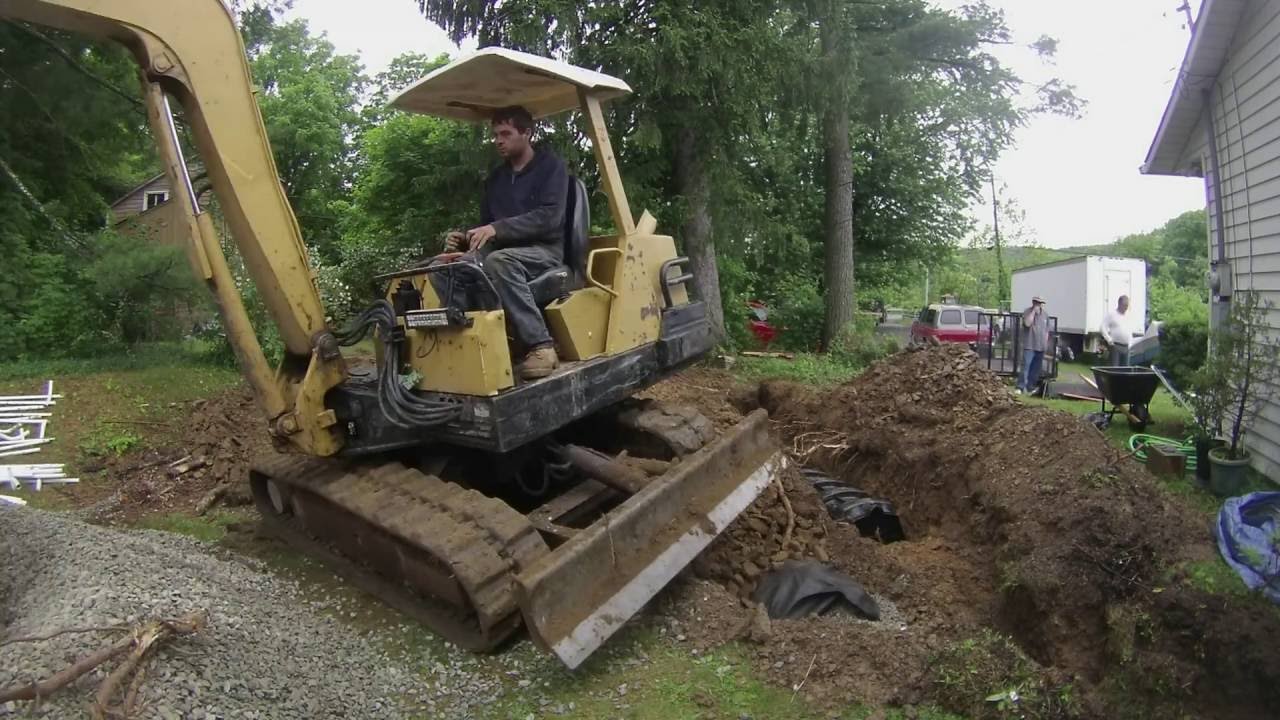 Dry well install, time lapse