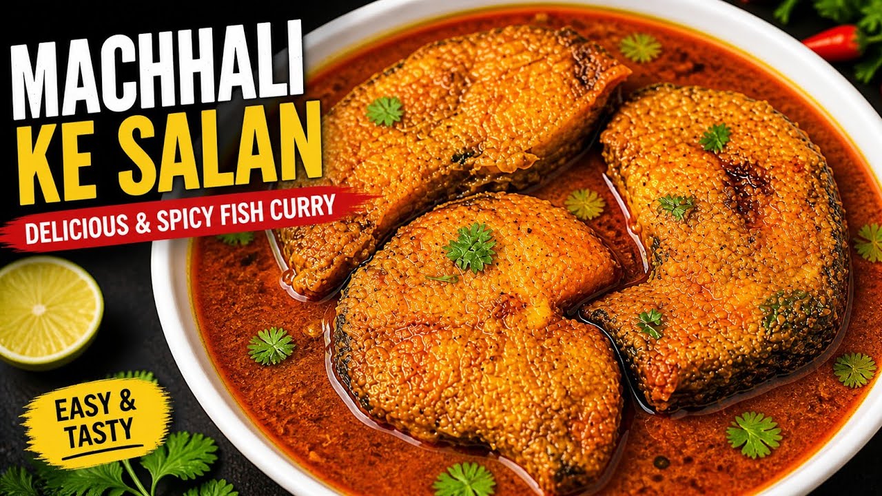 Fish Curry Desi Style Recipe ( मछली का सालन) 