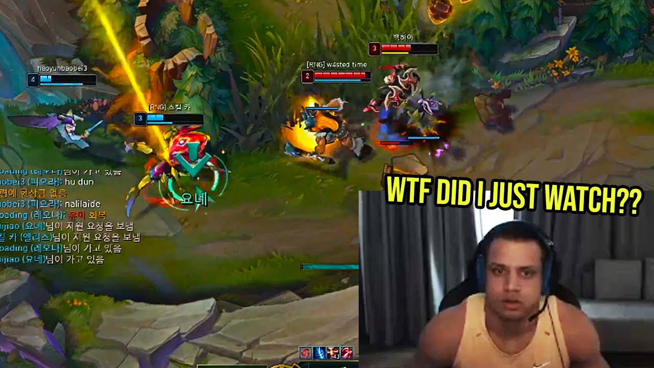 Tyler1 Impressed By Korean Teammates INSANE Outplay