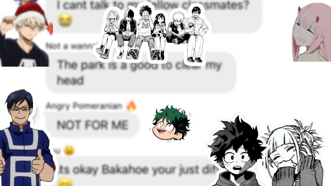 Deku and Iida at the park || mha texts || kardashians spoof || bakudeku || K E I