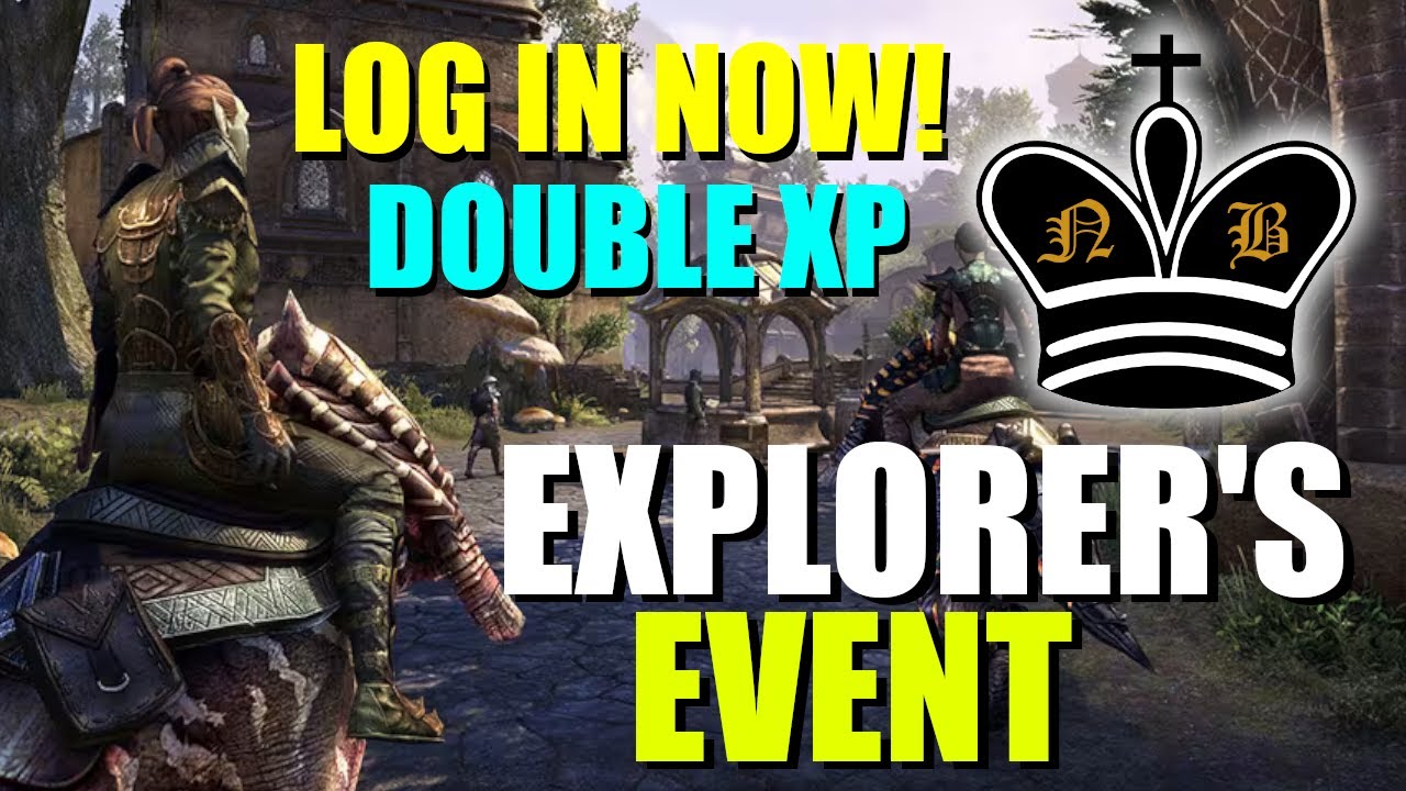 ESO - Surprise Explorer's Event! Double XP in The Elder Scrolls Online.