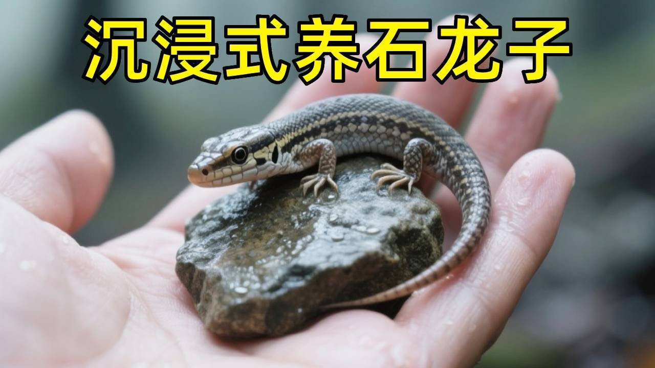 沉浸式养石龙子，在野外偶然捡到一只石龙子究竟能不能养活，一起来看看吧！【天野侠】