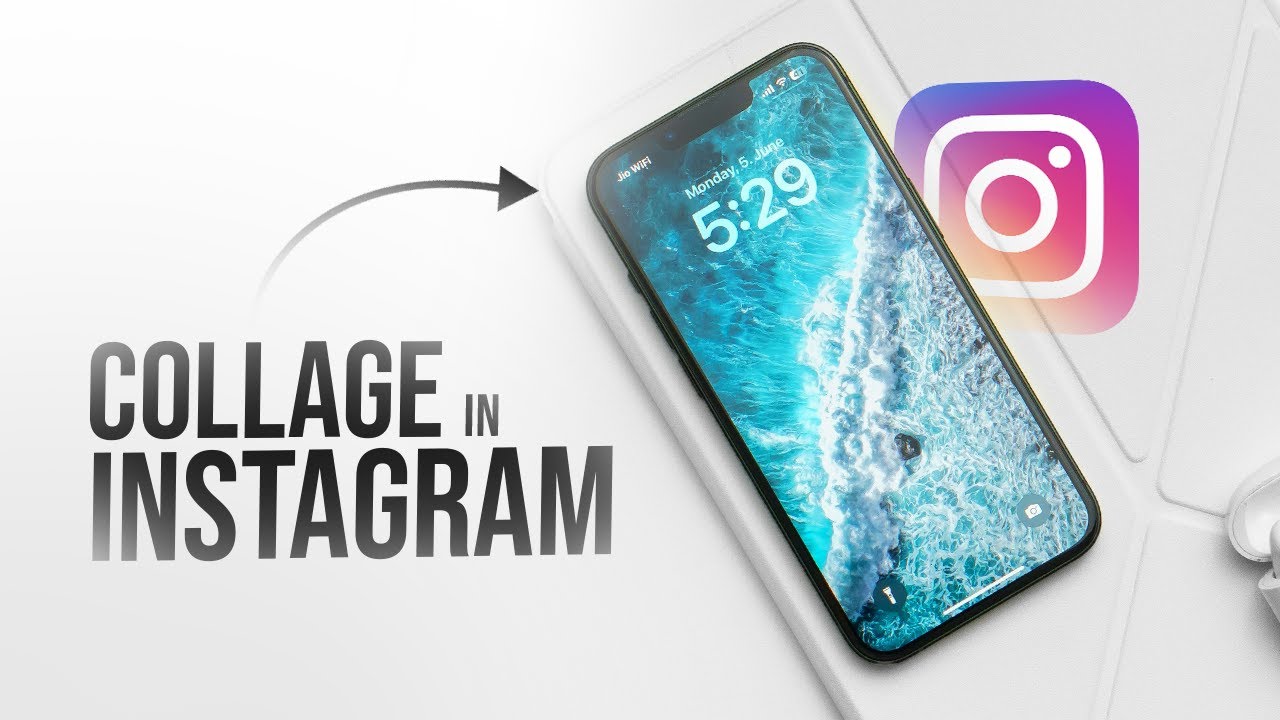 How to Make Collage in iPhone Instagram (tutorial)