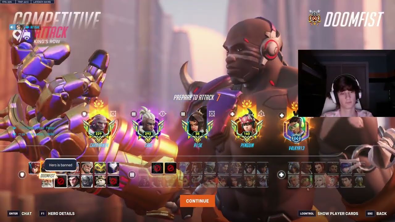 Overwatch 2 Rank 1 Doomfist Cartifan Tough Times For Doomfist Mains Vol. 32