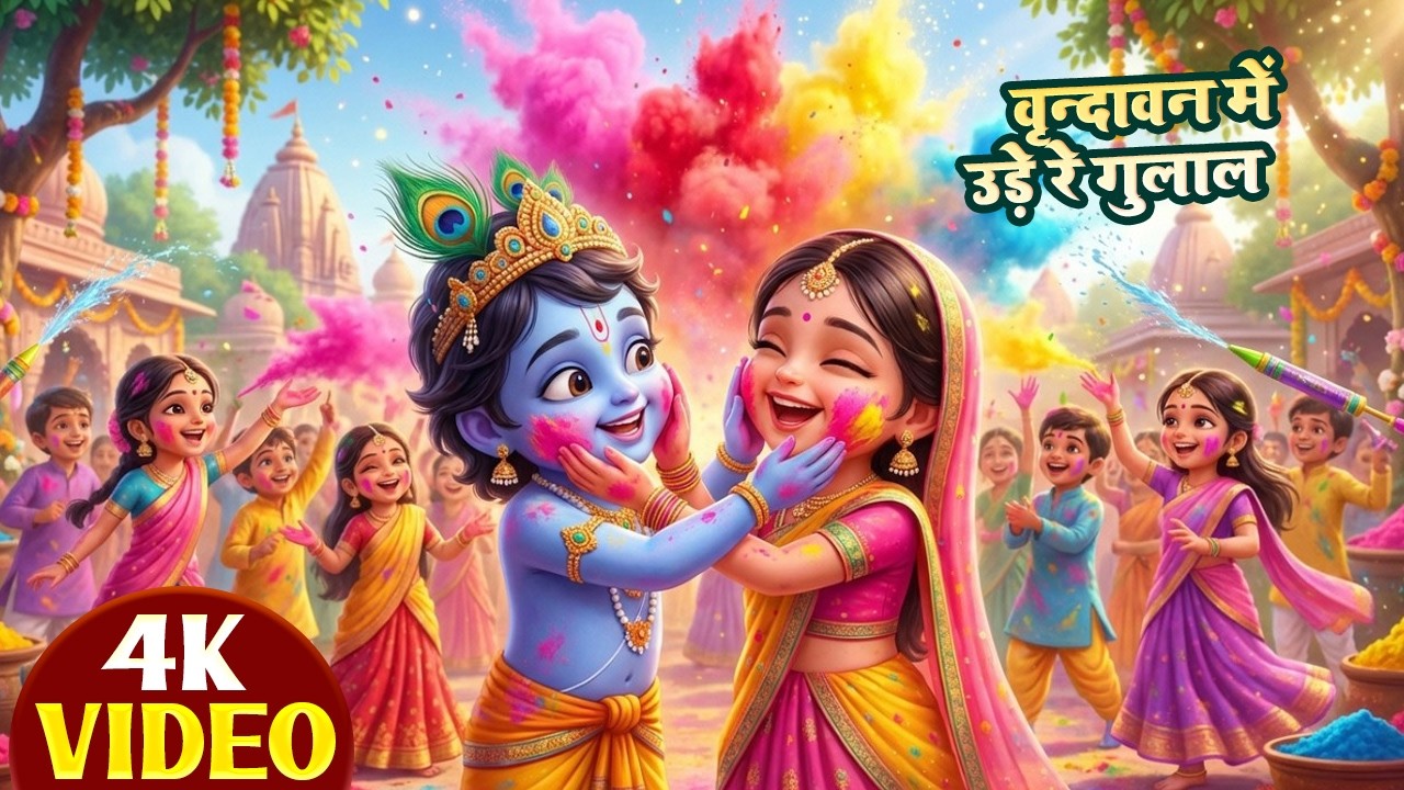 Vrindavan Mein Ude Re Gulal | Radha Krishna Holi song - वृन्दावन में उड़े रे गुलाल  | New Holi Song