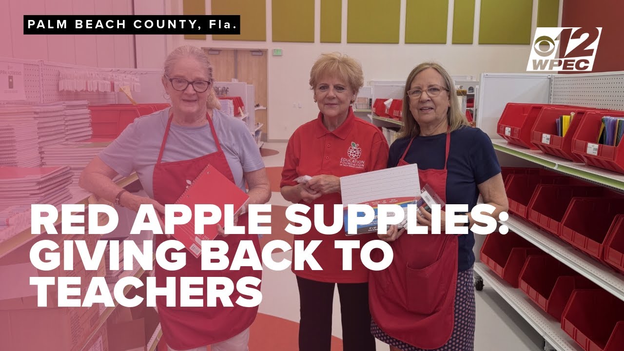 Red Apple Supplies: Easing the back-to-school burden for Palm Beach County teachers