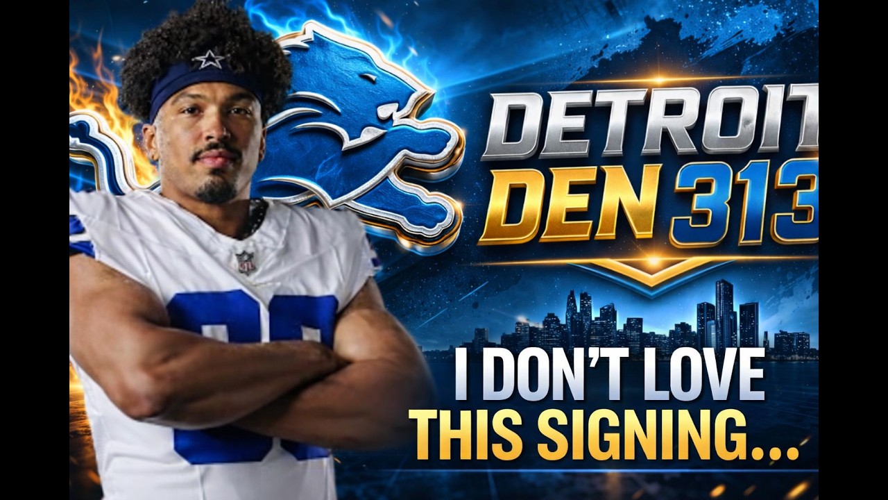 Мне совсем не нравится это подписание контракта с командой Detroit Lions…