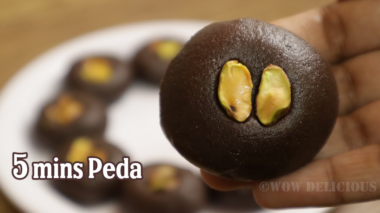Chocolate Peda | Instant Chocolate Peda in 5 minutes | Quick & Easy sweet recipes | Palakova